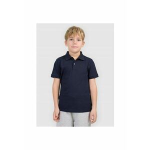 Tricou polo pentru baieti - bleumarin - bumbac imagine