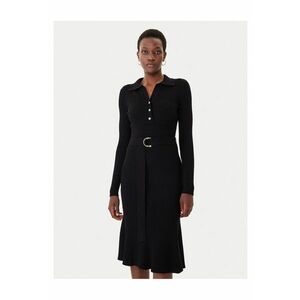 Rochie tricotata - de dama - neagra imagine