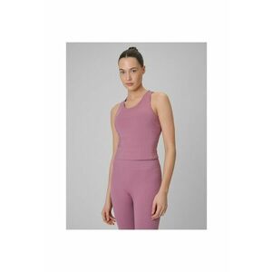 Maiou sport dama - crop-top antrenament - roz - uscare rapida - slim imagine