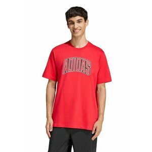 Tricou lejer cu imprimeu logo - Rosu/Negru imagine