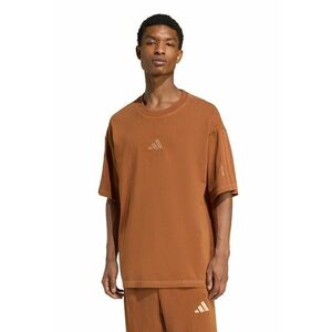 Tricou lejer de bumbac ALL SZN - Maro scortisoara imagine