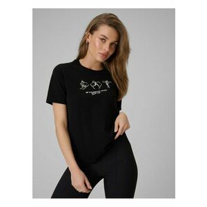 Tricou - dama - bumbac - negru - casual imagine