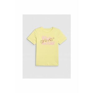 Tricou copii - galben - bumbac - croiala lejera imagine