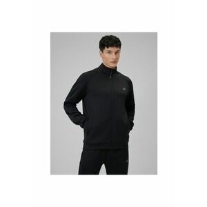 Hanorac sport barbati - cu fermoar - uscare rapida - negru imagine