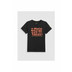 Tricou copii - regular - bumbac - negru - pentru baieti imagine