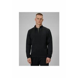 Hanorac sport barbati - negru - uscare rapida - guler protector - buzunare cu fermoar imagine