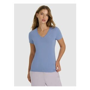 Tricou dama bumbac - albastru - imagine