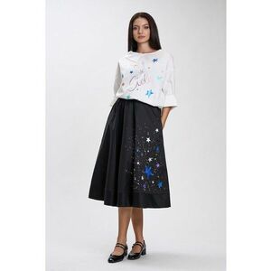 Bluza cu guler asimetric Galaxia imagine