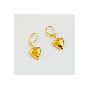 Cercei argint 925 placat aur 24K - handmade - auriu imagine