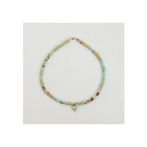 Colier - din pietre semipretioase Jasp - argint 925 - multicolor - handmade imagine