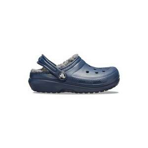 Saboti Izolati Copii - Classic Lined 207010 Clog - Albastru - Alb imagine