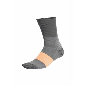 Sosete unisex cu logo pe partea din spate - pentru alergare - Gri/Piersica imagine
