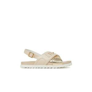 Sandale dama - Bej - piele ecologica - imagine