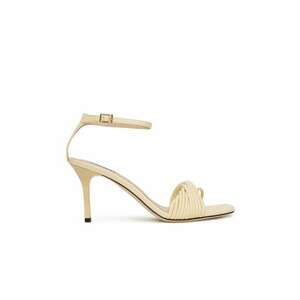 Sandale dama galben - piele naturala imagine