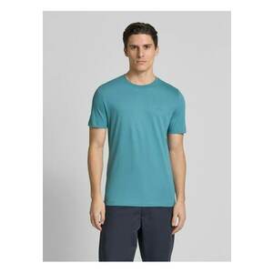 Tricou regular fit din bumbac - Turcoaz imagine