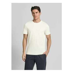 Tricou regular fit din bumbac - Crem imagine