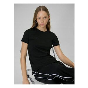 Tricou de dama negru - bumbac imagine