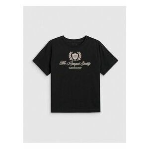 Tricou dama negru - bumbac - imagine