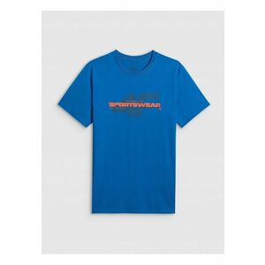 Tricou barbat albastru - bumbac - regular - confortabil imagine