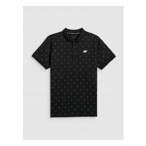 Tricou barbati - polo bumbac - confortabil - Negru imagine