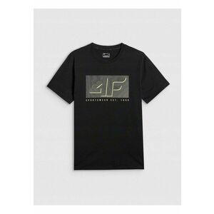 Tricou barbati - negru - din bumbac - regular - usor si confortabil imagine