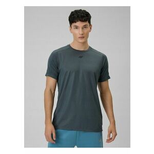 Tricou barbati gri regular - uscare rapida - tehnologie 4F Dry imagine