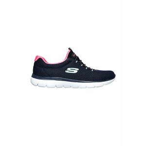 Pantofi sport de plasa cu logo Summits - Roz aprins/Bleumarin imagine