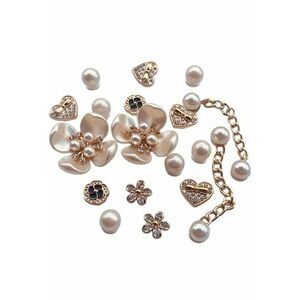 Set accesorii fashion pentru incaltaminte si genti - auriu - 20 bucati imagine