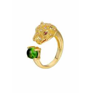 Inel 3773 Leopard din cupru - Auriu -7 US - imagine