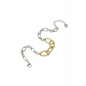 Bratara Bicolora Inox 6068 - Argintiu/Auriu imagine