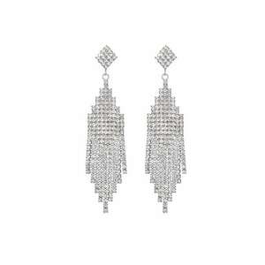 Cercei Eleganti 5704 - Argintiu imagine