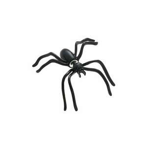 Cercel paianjen 4132 - Negru - lungime 3.5 cm imagine
