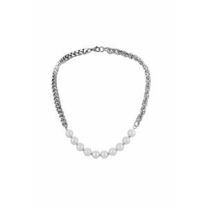 Colier 5367 titan - Argintiu - lungime 50 cm imagine