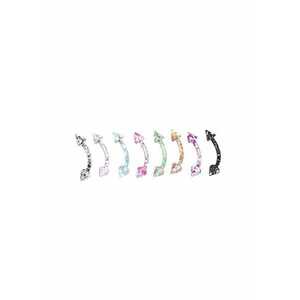 Set piercing 4052 inox - Multicolor - 12 mm - 8buc imagine