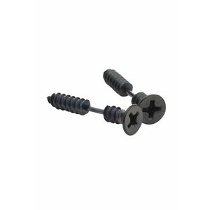 Cercei 3882 inox - Negru - Surub imagine