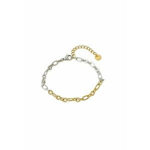 Bratara Bicolora Inox 6060 - Argintiu/Auriu imagine