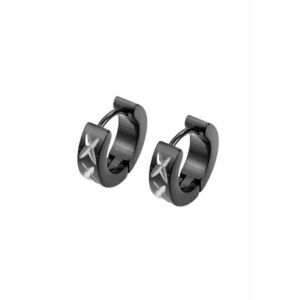 Cercei 4063 inox - Negru - 12mm imagine