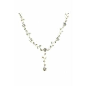 Colier elegant cu flori -41cm imagine