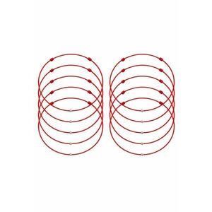 Set de bratari martisor cu detaliu din argint 925 - 10 bucati imagine