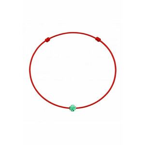 Bratara martisor decorata cu cristal Preciosa - Verde menta imagine