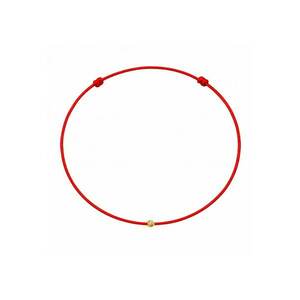 Bratara martisor decorata cu detaliu din aur de 14k imagine
