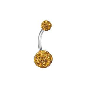 Piercing inox - mm - Galben imagine