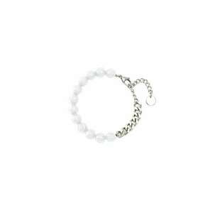 Bratara inox 4356 - Alb mat imagine