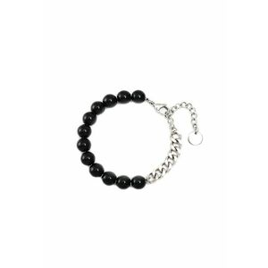 Bratara inox 4356 - Negru lucios imagine