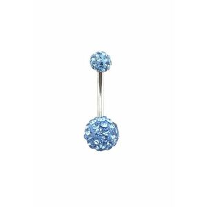 Piercing inox - mm - Albastru imagine