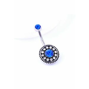 Piercing 4062 inox - Albastru/Argintiu imagine