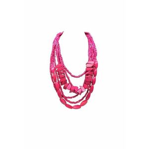 Colier Margele 6038 - Magenta imagine