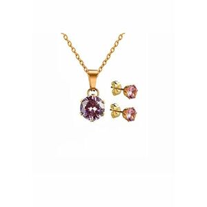 Set 4109 inox - Auriu/Roz imagine