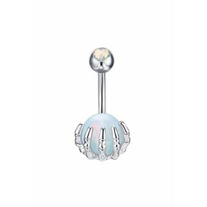 Piercing 4061 inox - Argintiu/Transparent imagine