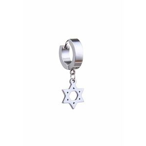 Cercel 4203 inox - Argintiu imagine